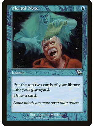 Mental Note (Retro Frame) | Inglés | NM | JUD