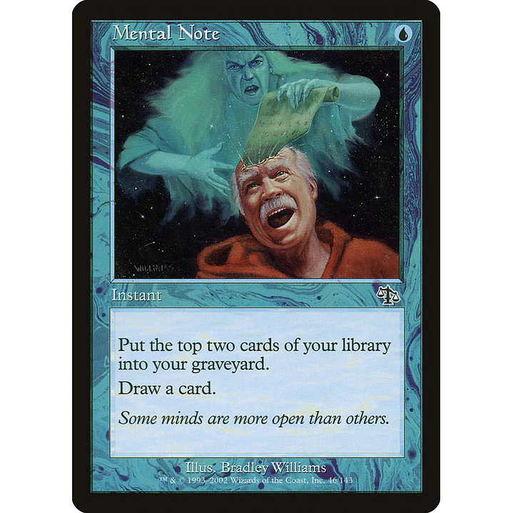 Mental Note (Retro Frame) | Inglés | NM | JUD 1