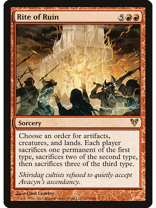 Rite of Ruin | Español | NM | AVR