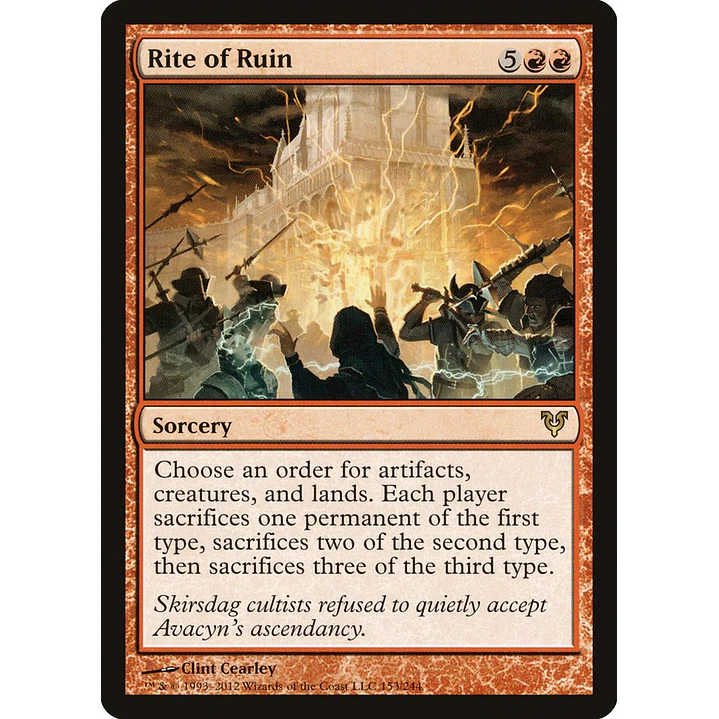 Rite of Ruin | Español | NM | AVR 1