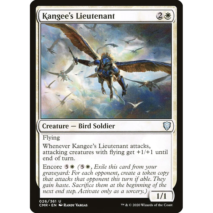 Kangee's Lieutenant | Inglés | NM | CMR 1