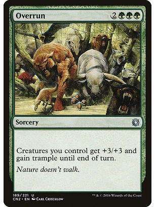 Overrun | Inglés | NM | CN2