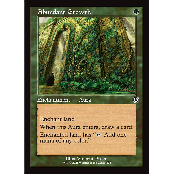 Abundant Growth (Retro Frame) | Inglés | NM | INR 1