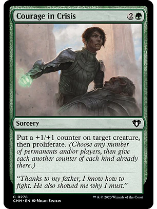 Courage in Crisis | Inglés | NM | CMM