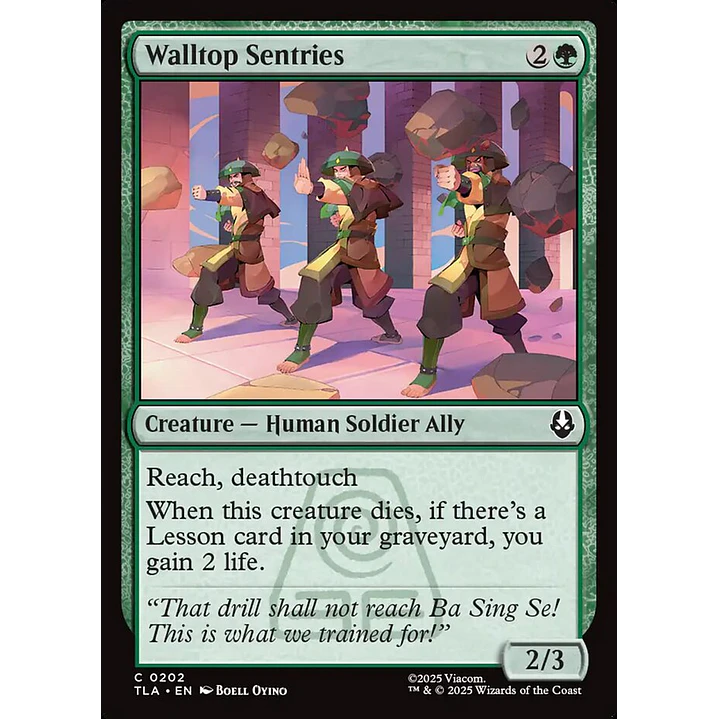 Walltop Sentries | Inglés | NM | TLA 1