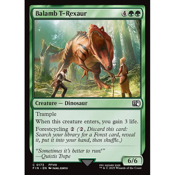Balamb T-Rexaur | Inglés | NM | FIN 1