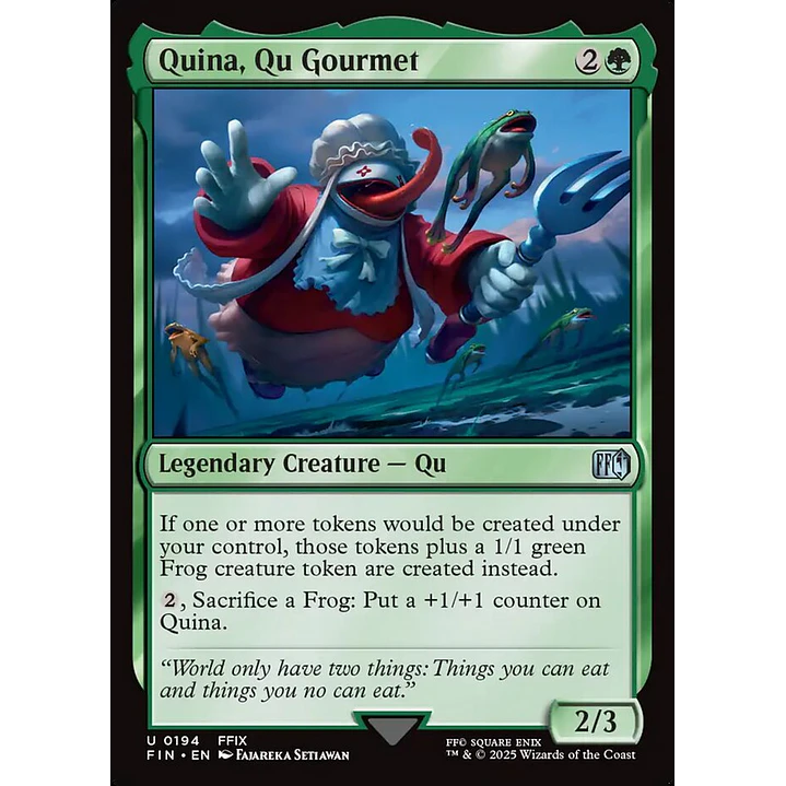 Quina, Qu Gourmet | Inglés | NM | FIN 1