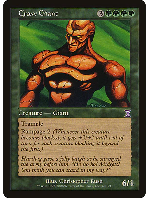 Craw Giant (Retro Frame) | Inglés | NM | TSB