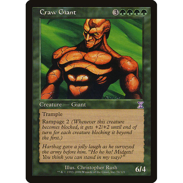 Craw Giant (Retro Frame) | Inglés | NM | TSB 1