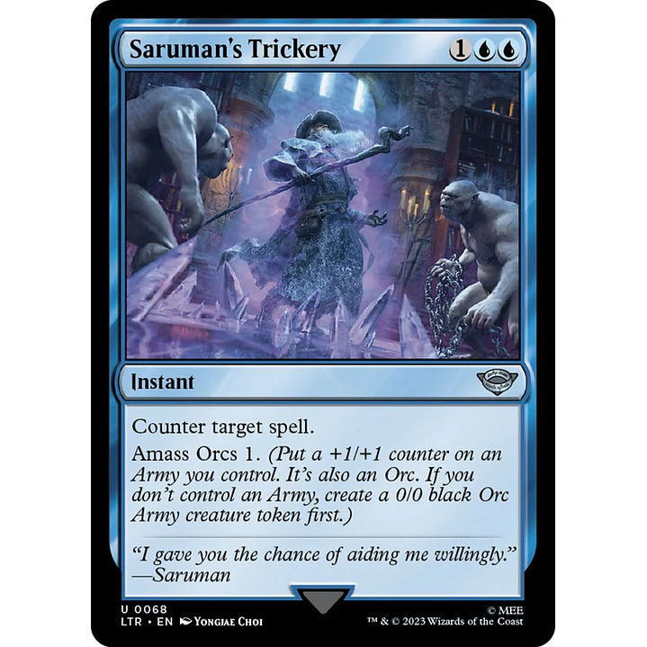 Saruman's Trickery | Inglés | NM | LTR 1