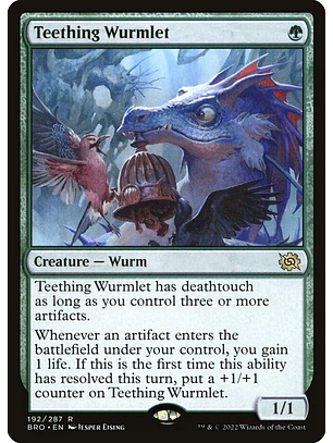 Teething Wurmlet | Inglés | NM | BRO