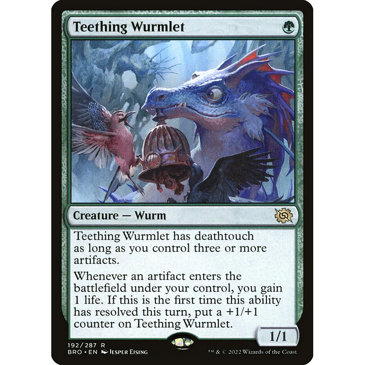 Teething Wurmlet | Inglés | NM | BRO 1