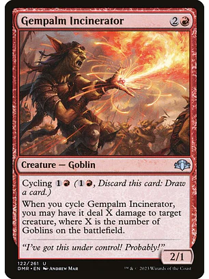 Gempalm Incinerator | Inglés | NM | DMR