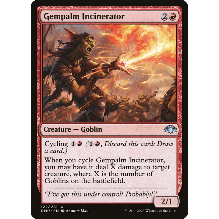 Gempalm Incinerator | Inglés | NM | DMR 1