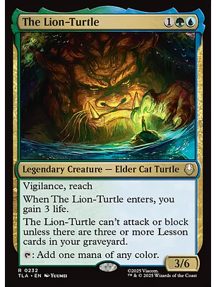 The Lion-Turtle (foil) | Inglés | NM | TLA