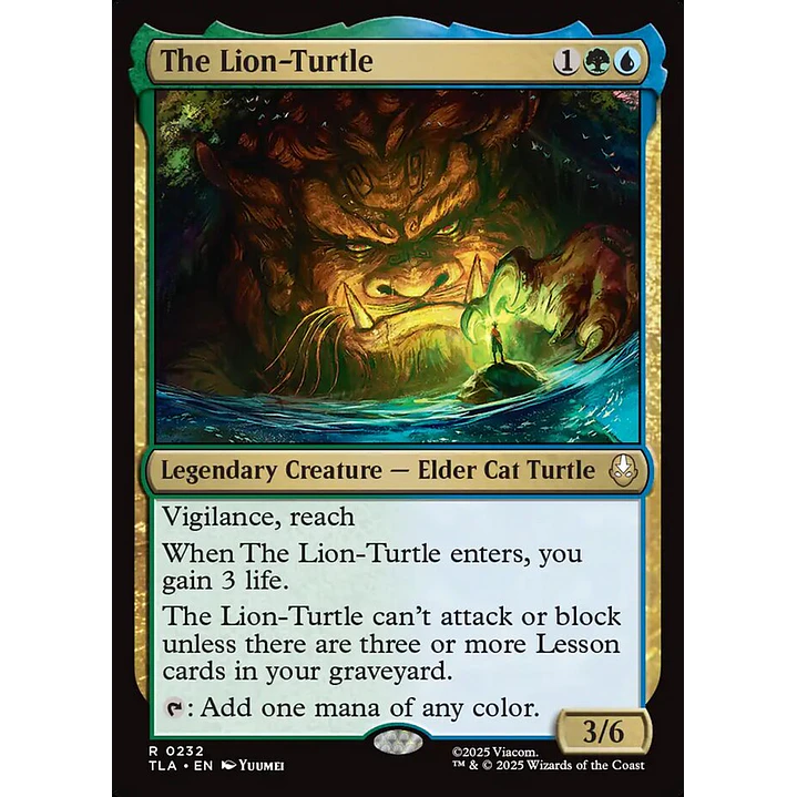 The Lion-Turtle (foil) | Inglés | NM | TLA 1