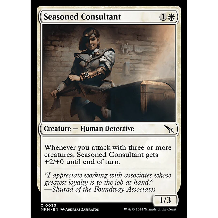 Seasoned Consultant | Español | NM | MKM 1