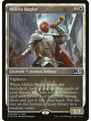 Militia Bugler (foil) | Español | NM | PM19