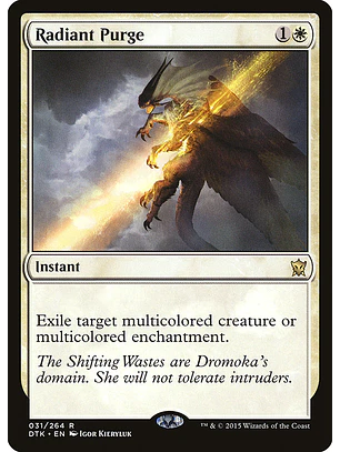 Radiant Purge | Español | NM | DTK
