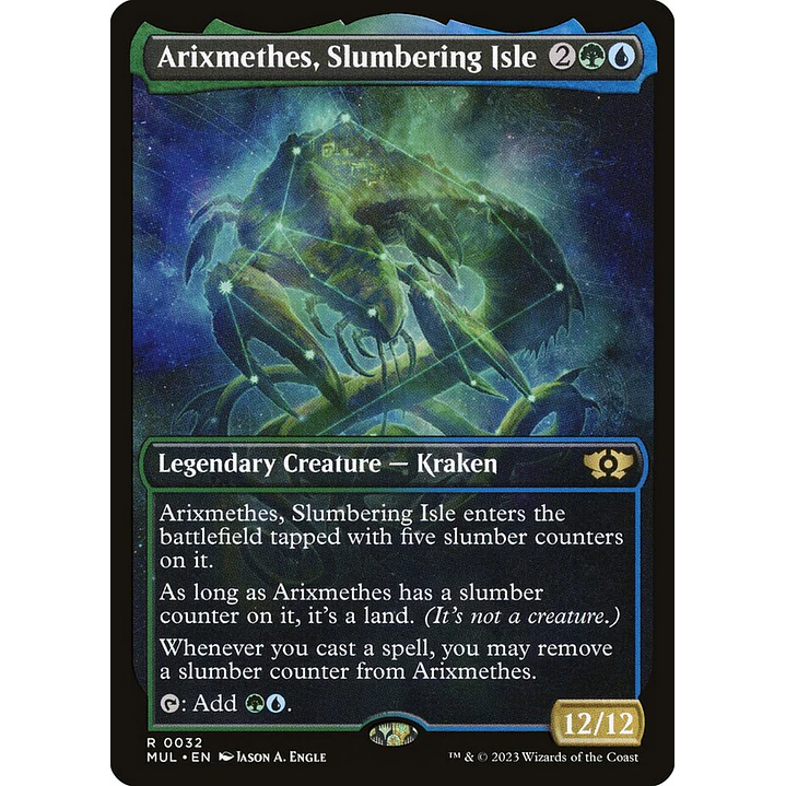 Arixmethes, Slumbering Isle (Showcase) | Inglés | NM | MUL 1