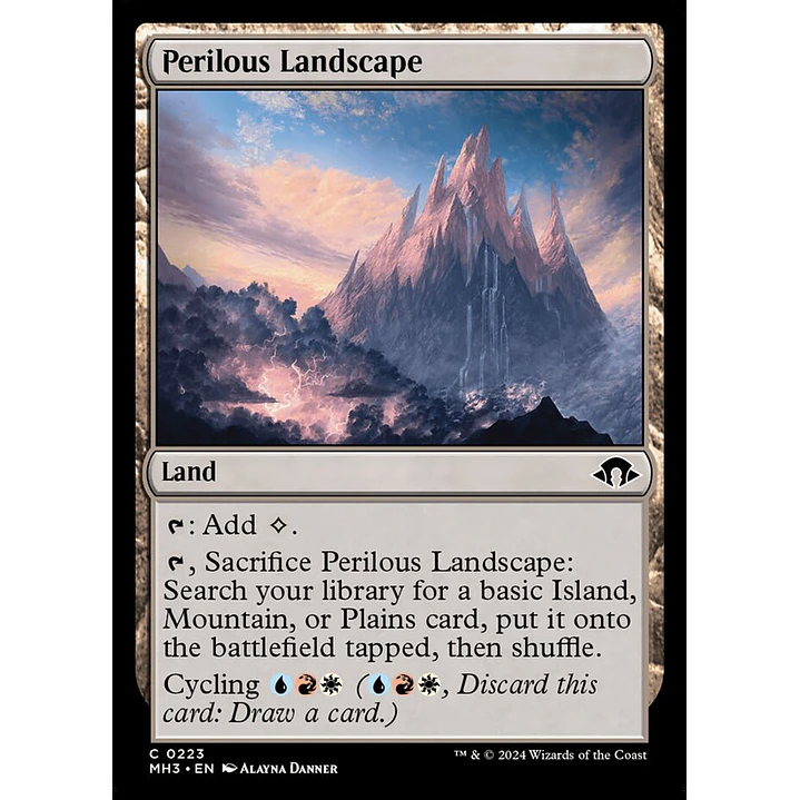Perilous Landscape (foil) | Español | NM | MH3 1