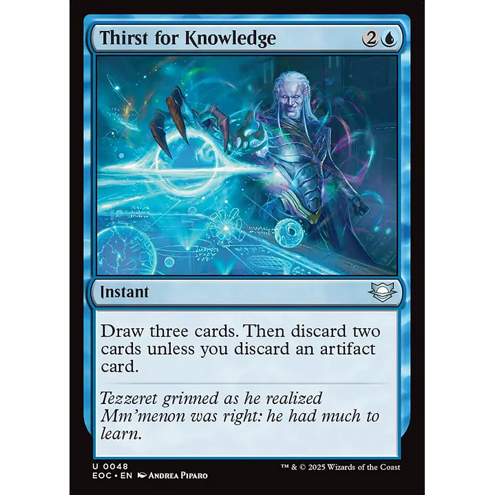 Thirst for Knowledge | Inglés | NM | EOC 1