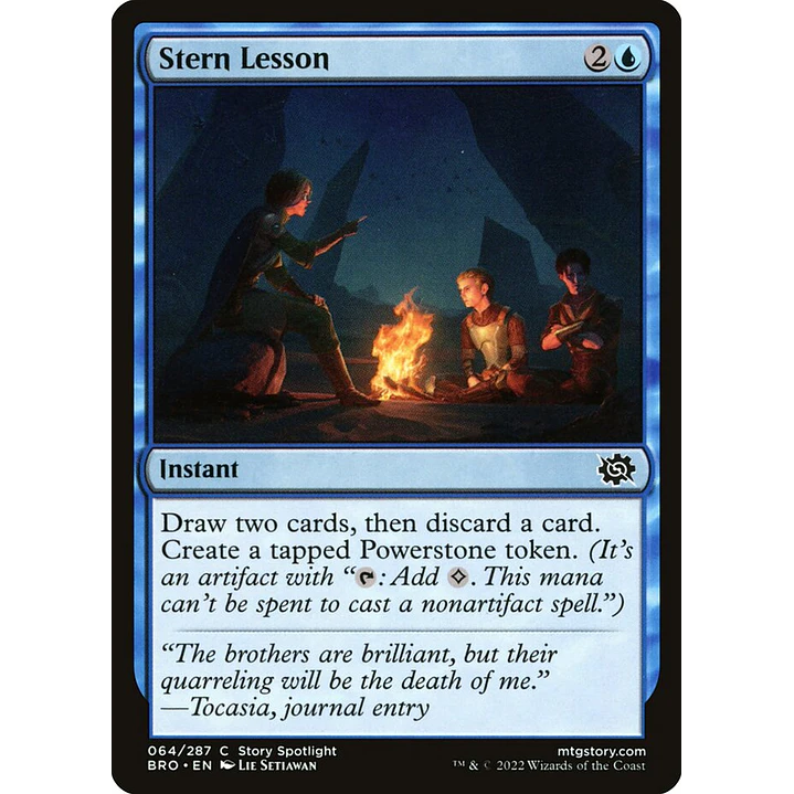 Stern Lesson | Español | NM | BRO 1