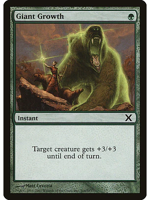 Giant Growth | Español | NM | 10E