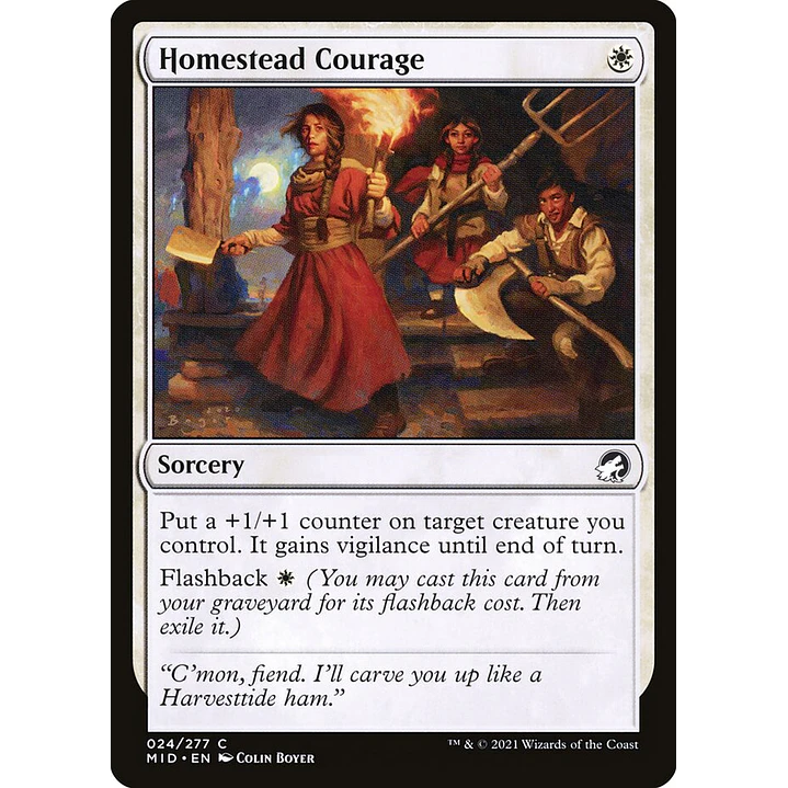 Homestead Courage | Español | NM | MID 1