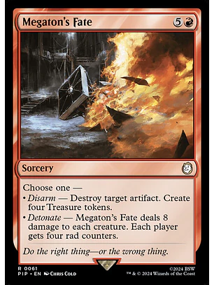 Megaton's Fate | Inglés | NM | PIP