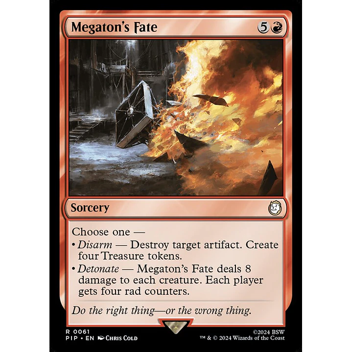 Megaton's Fate | Inglés | NM | PIP 1