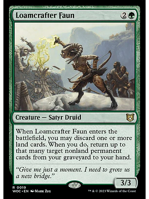 Loamcrafter Faun | Inglés | NM | WOC