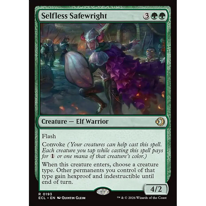 Selfless Safewright | Inglés | NM | ECL 1