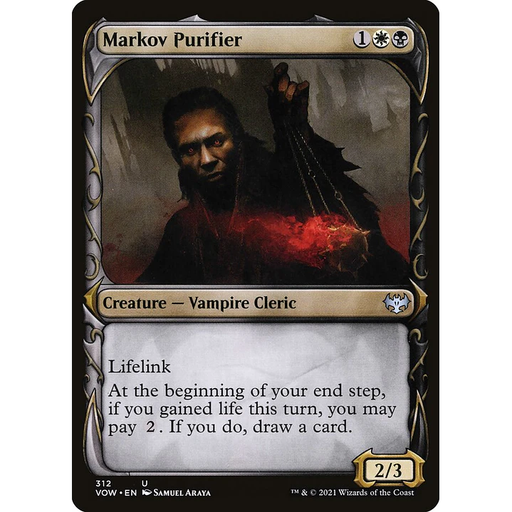 Markov Purifier (Showcase) | Inglés | NM | VOW 1