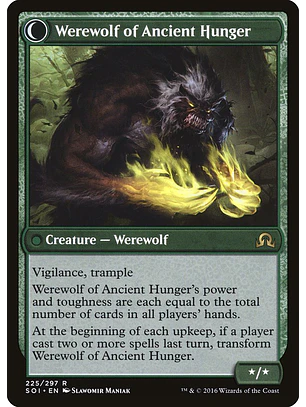 Sage of Ancient Lore // Werewolf of Ancient Hunger | Español | NM | SOI
