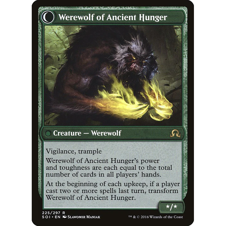 Sage of Ancient Lore // Werewolf of Ancient Hunger | Español | NM | SOI 2