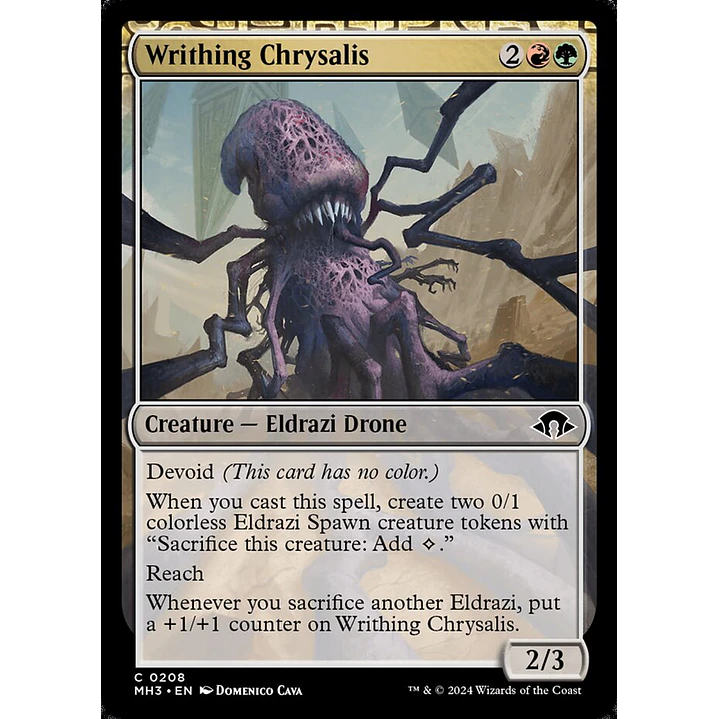 Writhing Chrysalis | Español | NM | MH3 1