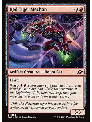 Red Tiger Mechan | Inglés | NM | EOE