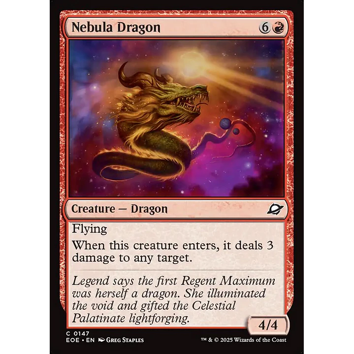 Nebula Dragon | Inglés | NM | EOE 1