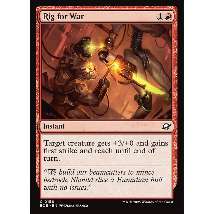 Rig for War | Inglés | NM | EOE 1