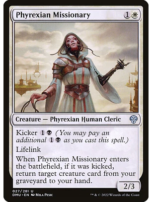 Phyrexian Missionary | Español | NM | DMU
