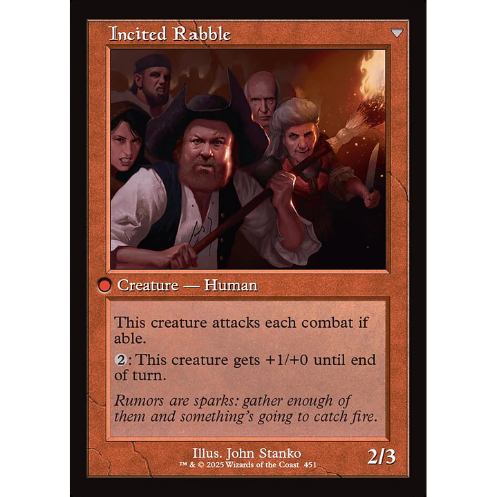 Town Gossipmonger // Incited Rabble (Retro Frame) | Español | NM | INR 2