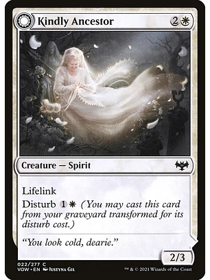 Kindly Ancestor // Ancestor's Embrace (foil) | Inglés | NM | VOW