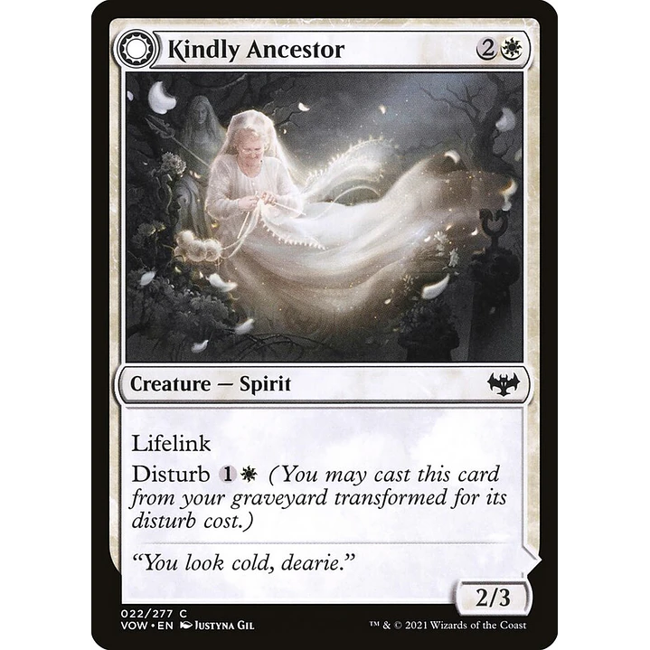 Kindly Ancestor // Ancestor's Embrace (foil) | Inglés | NM | VOW 1
