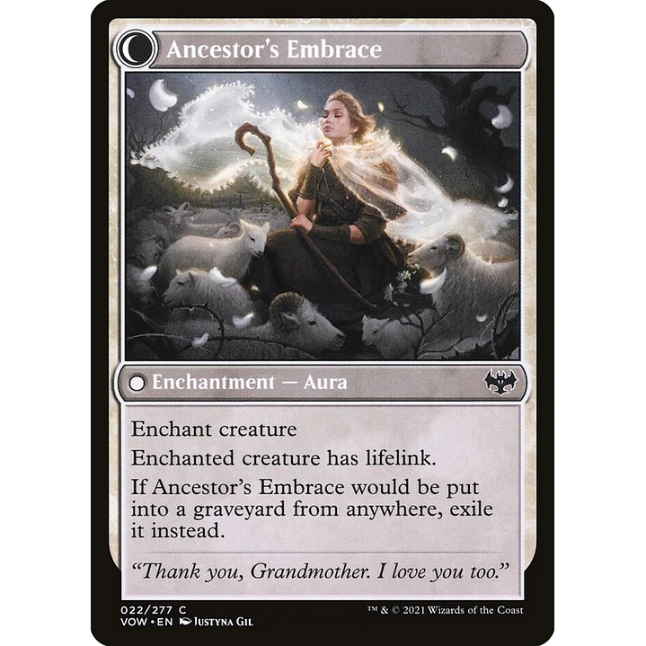 Kindly Ancestor // Ancestor's Embrace (foil) | Inglés | NM | VOW 2