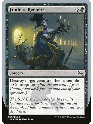 Finders, Keepers | Inglés | NM | UST