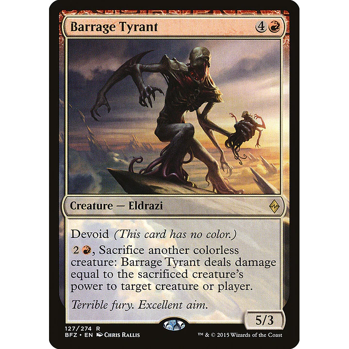 Barrage Tyrant | Español | NM | BFZ 1