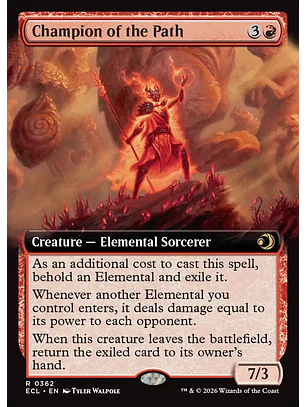 Champion of the Path (Extended Art) | Inglés | NM | ECL