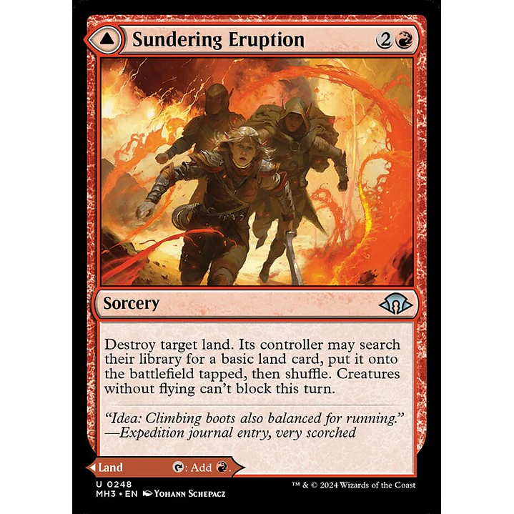 Sundering Eruption // Volcanic Fissure (foil) | Inglés | NM | MH3 1