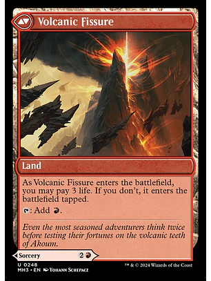 Sundering Eruption // Volcanic Fissure (foil) | Inglés | NM | MH3
